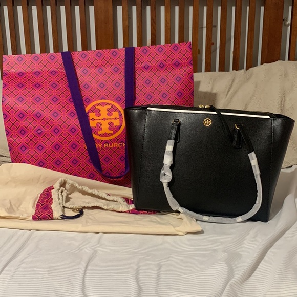 New Tory Burch small Robinson Tote - Picture 9 of 9
